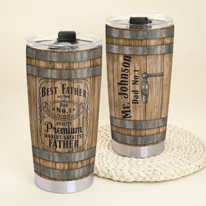 Personalized Gifts For Dad Tumbler, Whiskey & Bourbon Barrel 032qhqn210325-Homacus
