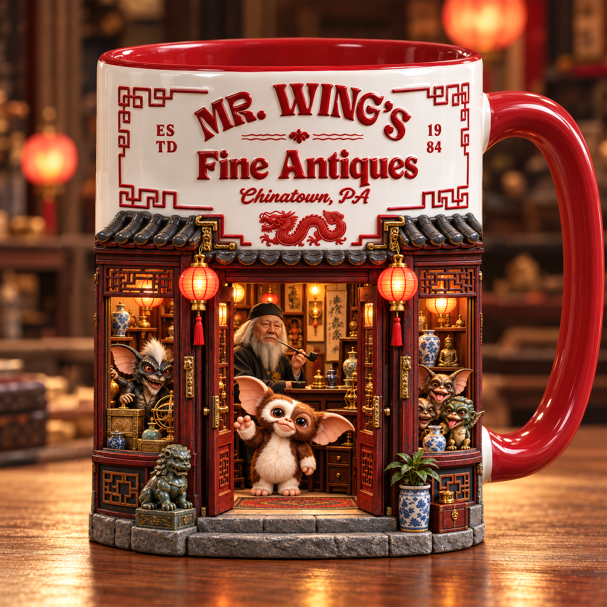 Mystic Shop Red Accent Mug, Personalized Gifts 03qhqn121026-Homacus