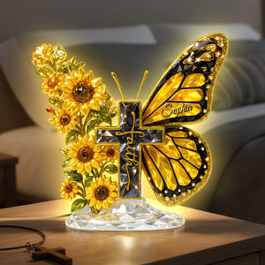 Faith Cross Acrylic Light Box - Personalized Gifts For Christians 05huqn051225-Homacus