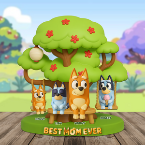 Personalized Gifts For Mom Plaque Best Mom Ever 05OHPU080425-Homacus