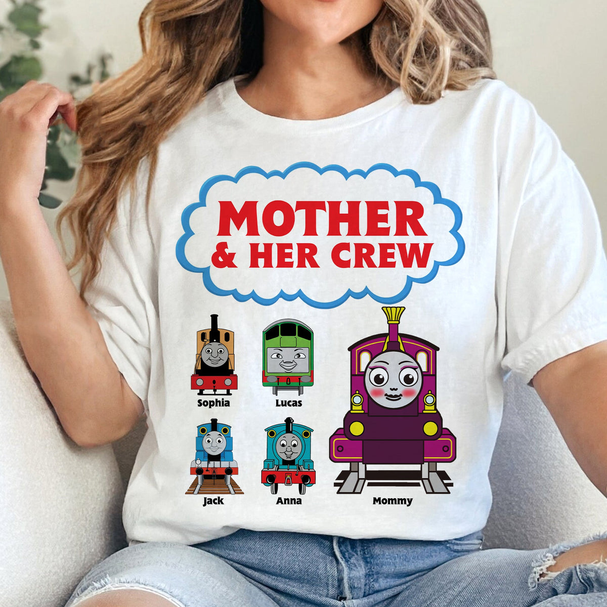 Personalized Gifts For Mom Shirt 03ohtn180325 Mother And Her Crew-Homacus