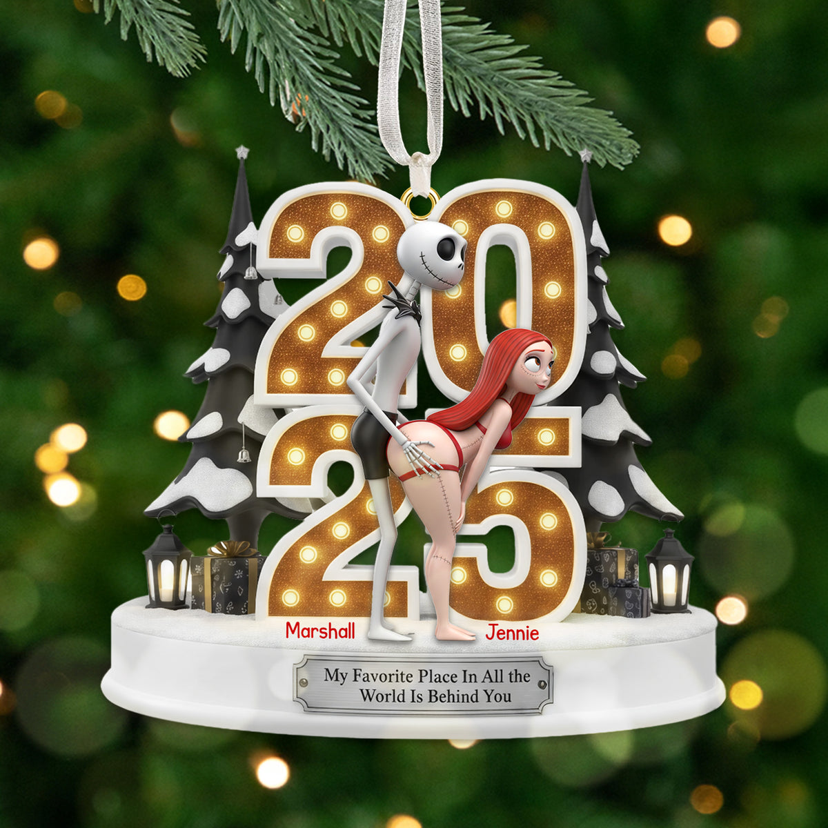 Personalized Gifts For Couple Christmas Ornament 05ohmg161025-Homacus