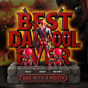 Best Dad Ever Acrylic Plaque - Personalized Gifts For Father 01OHLU010525-Homacus