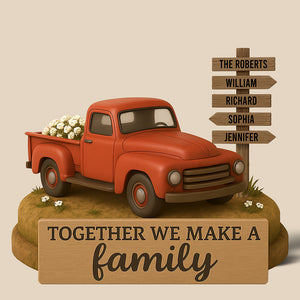 Farmer Family Acrylic Plaque Personalized Gifts For Family 01NAQN170525-Homacus