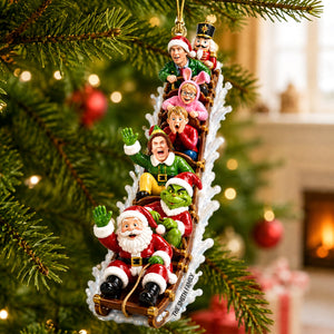 Nostalgia Sled Acrylic Ornament, Personalized Gifts 03qhqn290826-Homacus