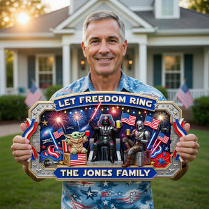 Let Freedom Ring - Celebrated America 250th Anniversary Acrylic Sign - Personalized Gifts For Family 04toqn030626