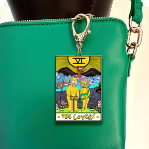 Personalized Gifts For Couple Keychain The Lovers 04NAQN060225HG-Homacus