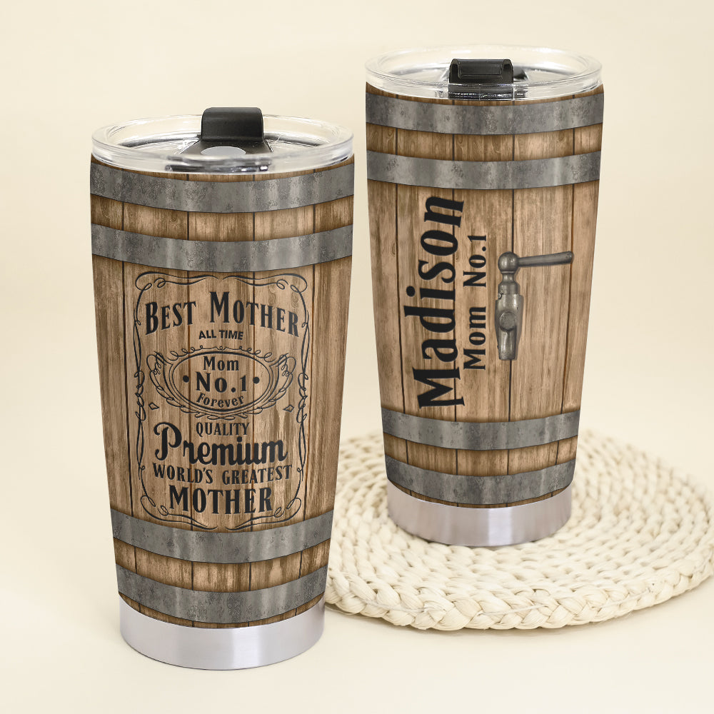 Personalized Gifts For Mom Tumbler, Whiskey & Bourbon Barrel 031qhqn210325-Homacus
