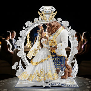 Our Fairytale Begins - Personalized Christmas Gifts For Newlyweds 03TGDT130625-Homacus