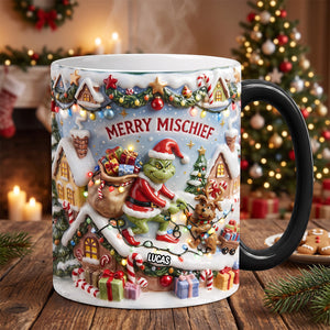 Merry Mischief Christmas Ceramic Coffee Mug - Personalized Gifts 04TYTN010826-Homacus