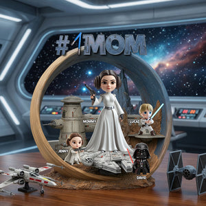 Best Mom In The Universe Plaque – Personalized Gift For Moms 021QHTN250425-Homacus