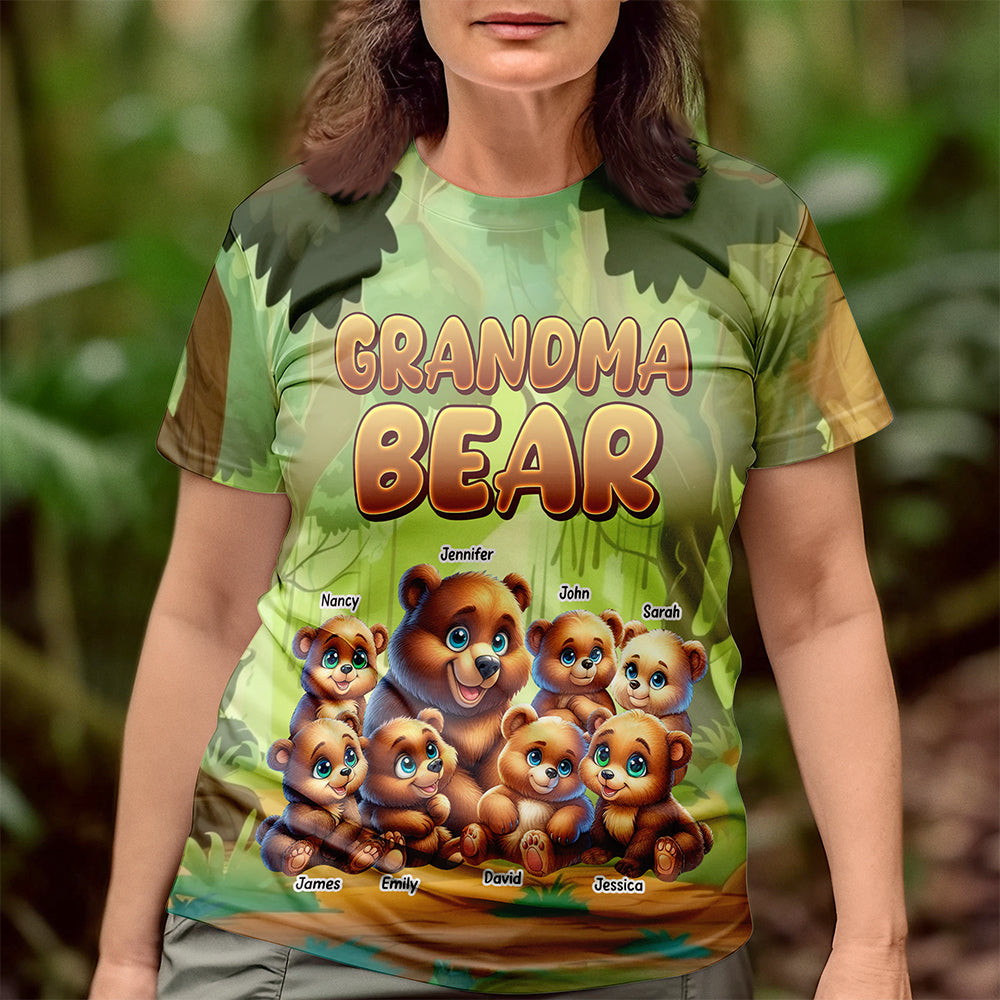 Personalized Gifts For Grandma And Mom Shirt 01xqqn070325 Grandma Bear-Homacus