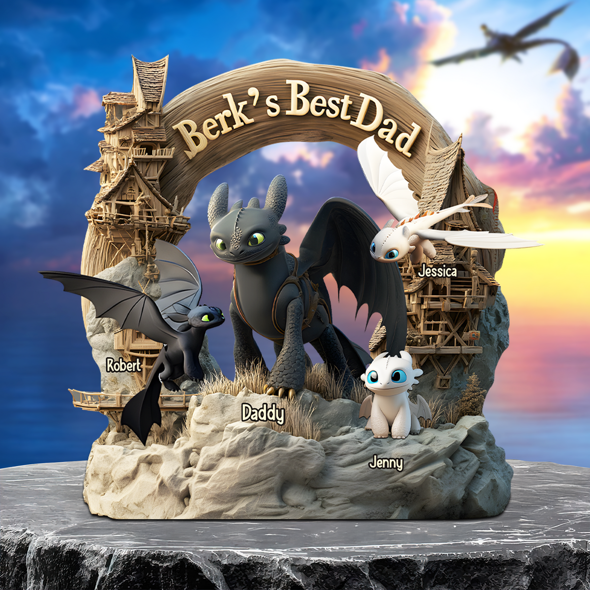 Dad Plaque - Personalized Gifts For Dad 02tgpu090525-Homacus