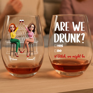 Cheers & Chaos Glass Egg Cup Personalized Gifts For Best Friends 02NADT020725-Homacus