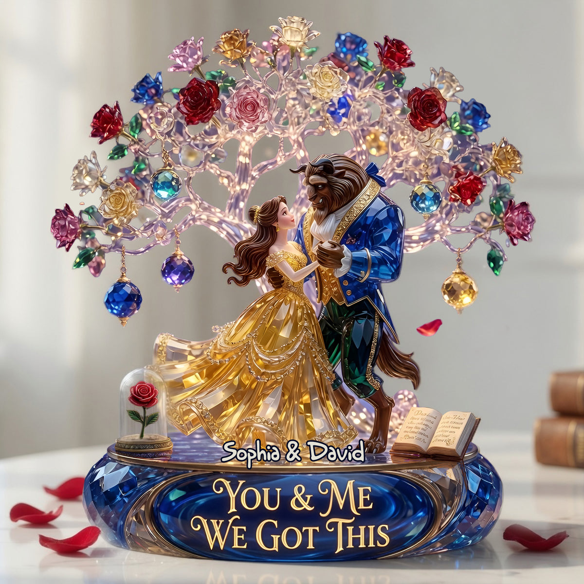 Fairy Tale Dancing Couple Acrylic Plaque - Personalized Gifts For Couple 04tylu260526-Homacus