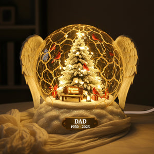 Personalized Cardinal Memorial Custom Shape Acrylic Light Box – Heaven Christmas Gift For Family 04tomg051125-Homacus