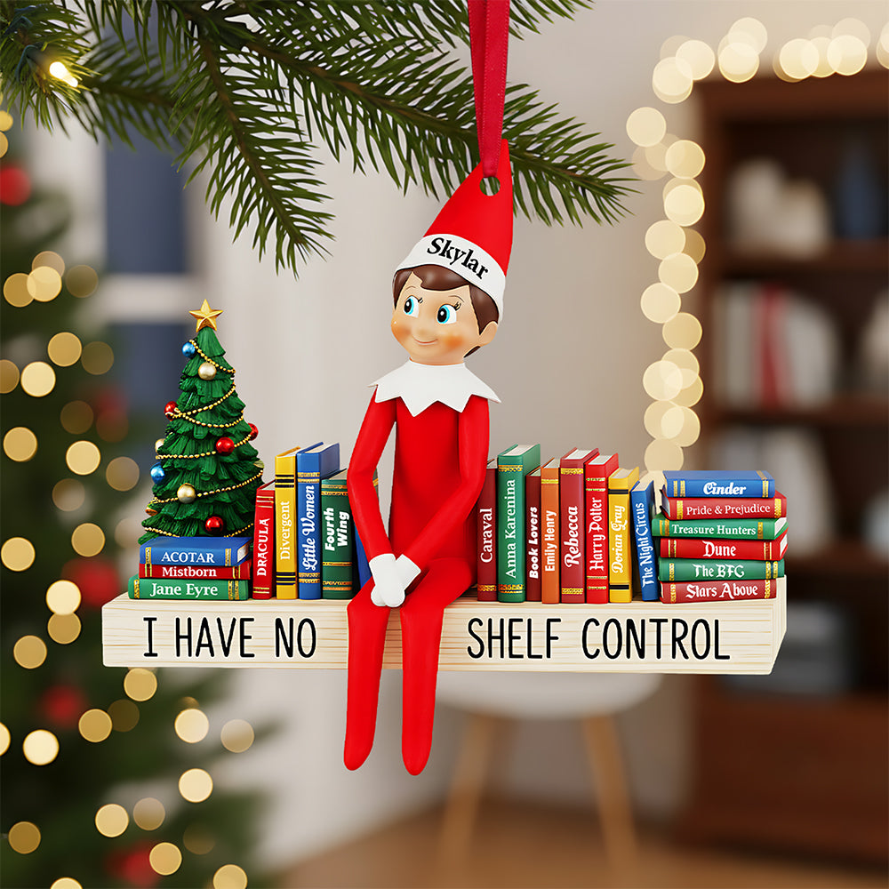 Funny Book Christmas Ornament, Personalized Gifts For Book Lovers 04qhta290825-Homacus