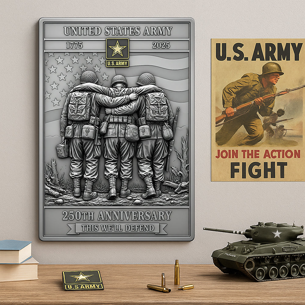 Legacy of Service Metal Sign – Personalized Gifts For Soldier 03ohqn300625-Homacus