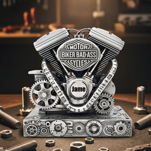 Strong Motorcycle Engine Acrylic Plaque - Personalized Gifts For Bikers 03QHLU170925-Homacus