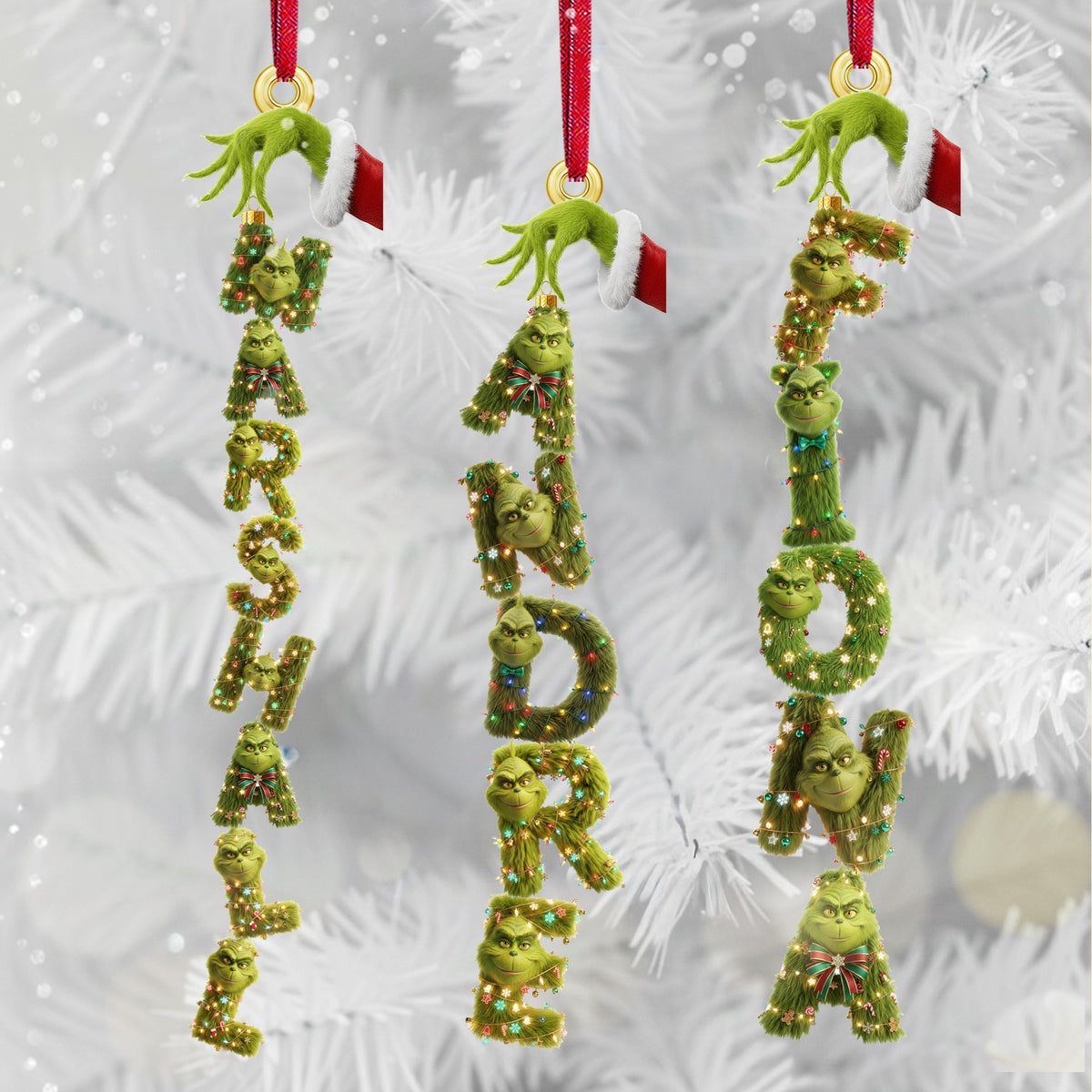 Christmas Theme Name Ornament - Personalized Christmas Gifts 06ohmg121125-Homacus