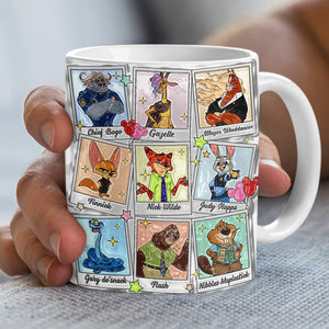 Cute Characters White Coffee Mug 05naqn101225-Homacus