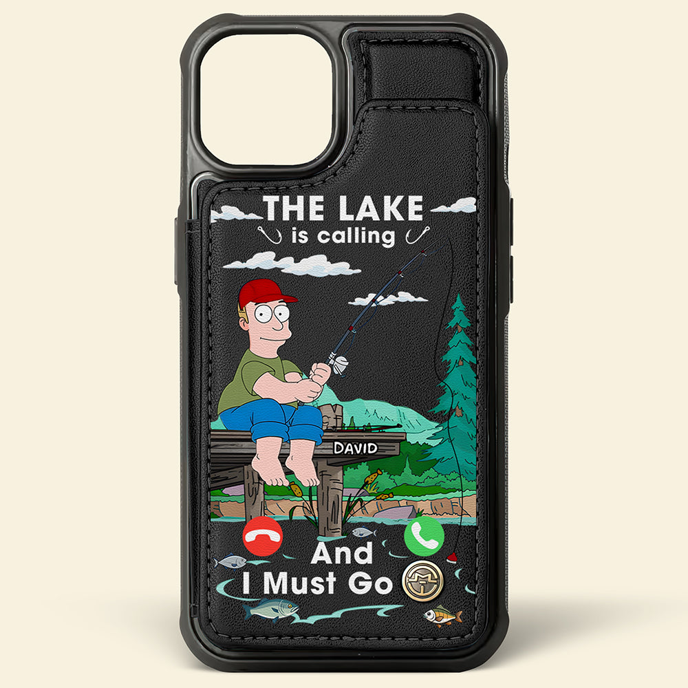 Personalized Gifts For Fishing Lovers Leather Flip Wallet Phone Case 02tgqn270225-Homacus