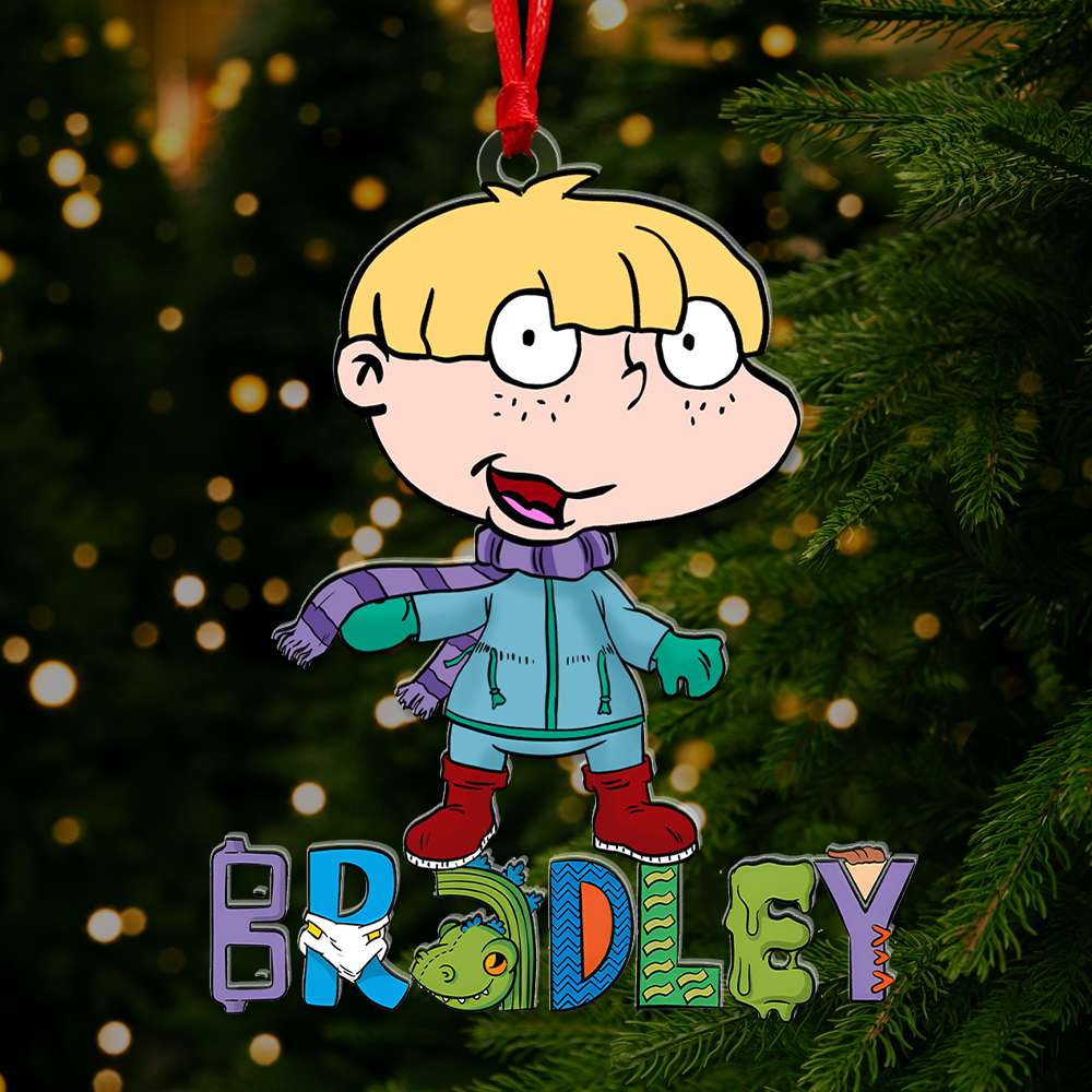 Personalized Gifts For Kid Ornament, Playful Kid Custom Name Art 03QHLU221024HG-Homacus