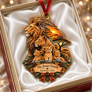 Christmas In The Kingdom Ornament - Personalized Christmas Gifts For Family 02qhdh120926