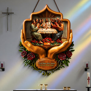 Christian Family Wood Sign - Personalized Gifts For Family 01tota040925-Homacus