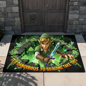 Fantasy Hero Doormat - Personalized Gifts For Gamers 04TGLU030226-Homacus