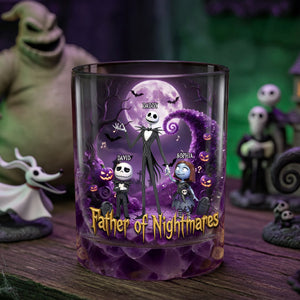 Dark Dad Glass Mug - Personalized Gifts For Father 04TYLU050526-Homacus