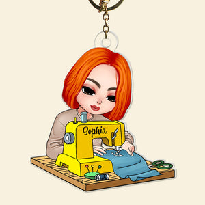 Personalized Gifts For Sewing Lover Keychain 01qnqn200225-Homacus