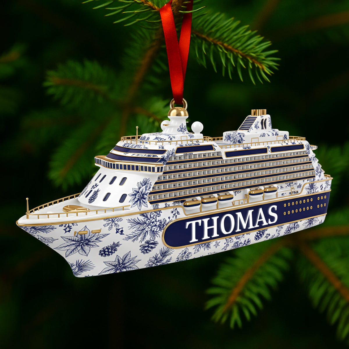 Road Trip Cruising Ornament - Personalized Gifts For Cruising Lovers 05PGLU041025-Homacus