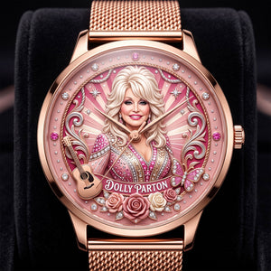 Memorial Famous Singer Mesh Strap Quartz Watch - Personalized Gifts For Fans 04NAQN230926