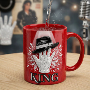 King Style Glitter Glove Mug - Personalized Gifts For Music Lovers 01NADH040526-Homacus