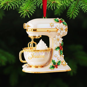 Personalized Gifts For Christmas, Baking Mixer Custom Shape Acrylic Ornament 02pgta091025-Homacus