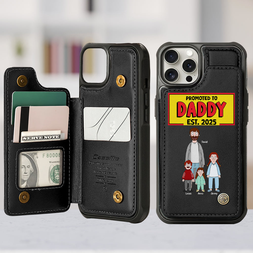 Personalized Gifts For Parent Leather Flip Wallet Phone Case 03totn100325hg-Homacus