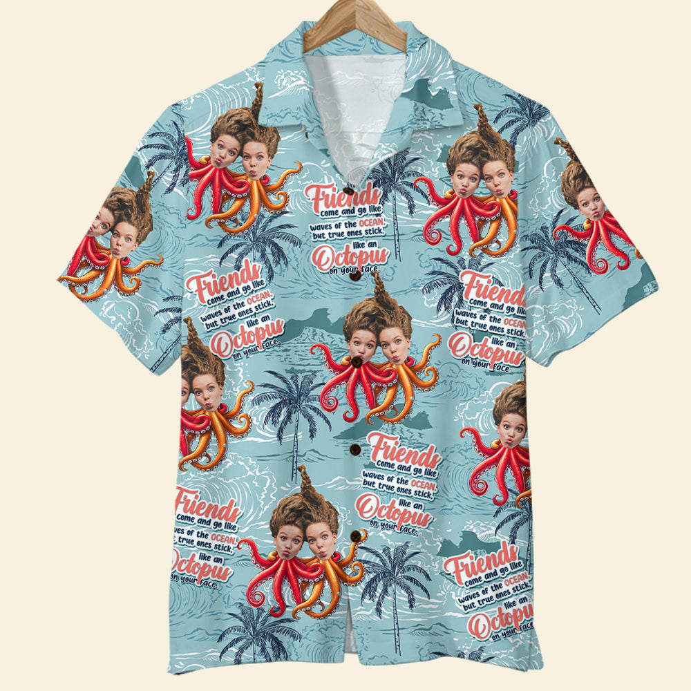 Friends Hawaiian Shirt - Custom Face Photo Gifts Custom Photo Gifts-Homacus