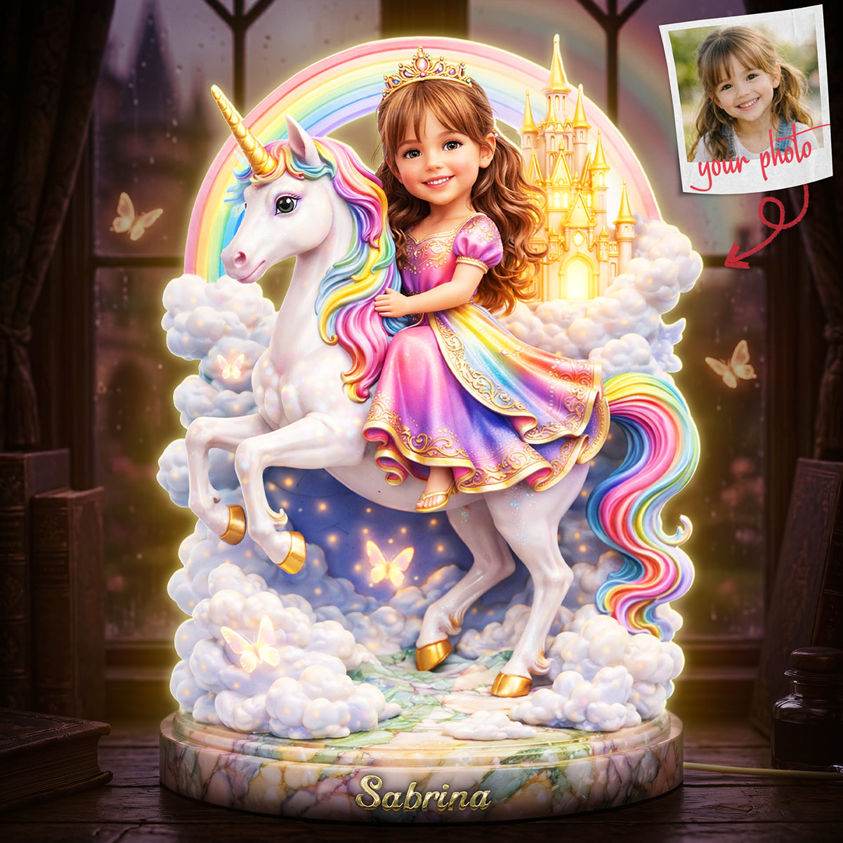 Little Princess Acrylic Light Box - Custom Photo Gifts For Kid Girl 03pgta240326-Homacus