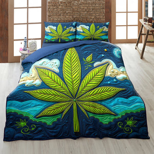 Weed Quilt Bedding Set 023hutn060225-Homacus