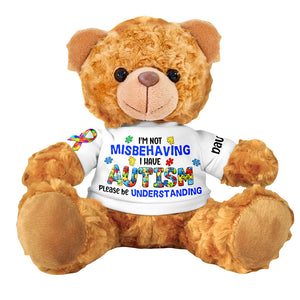Autism Awareness Bear With Personalized Shirt 05toqn270225-Homacus