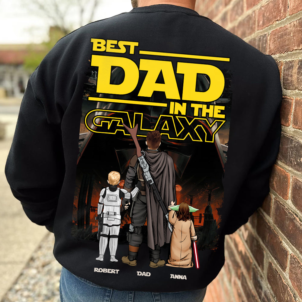 Best In The Galaxy Shirt Personalized Gifts For Dad 04XQDT040425DAHHHG-Homacus