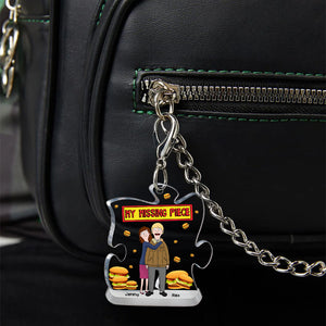 Personalized Gifts For Couple Keychain My Missing Piece 03OHMH140225HG-Homacus