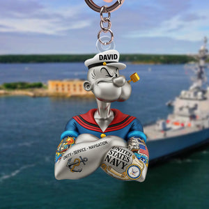 Military Keychain - Personalized Gift for Proud Veterans 02natn230625-Homacus