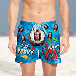 Funny Men's Beach Shorts Custom Photo Gifts For Him 02ohtn250725-Homacus