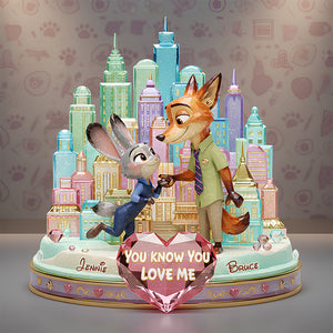 Romantic Couple Acrylic Light Box - Personalized Gifts For Couple 07kidt041225-Homacus