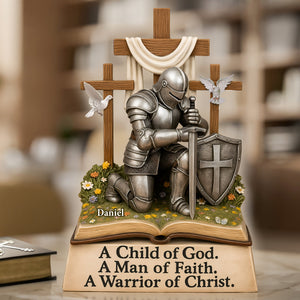 A Child Of God Acrylic Plaque - Personalized Gifts For Jesus Lover 02HULU130525-Homacus