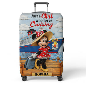Cruising Couple Luggage Cover - Personalized Gifts For Couple 01NAQN200625-Homacus