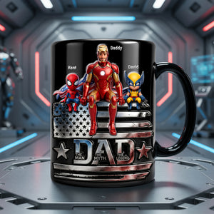 Proud American Dad Magic Mug, Personalized Gifts For Dads 03qhqn120526-Homacus