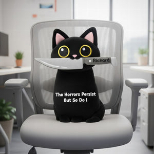 Black Cat Custom Shape Pillow - Personalized Gifts For Coworker 02huqn151125-Homacus